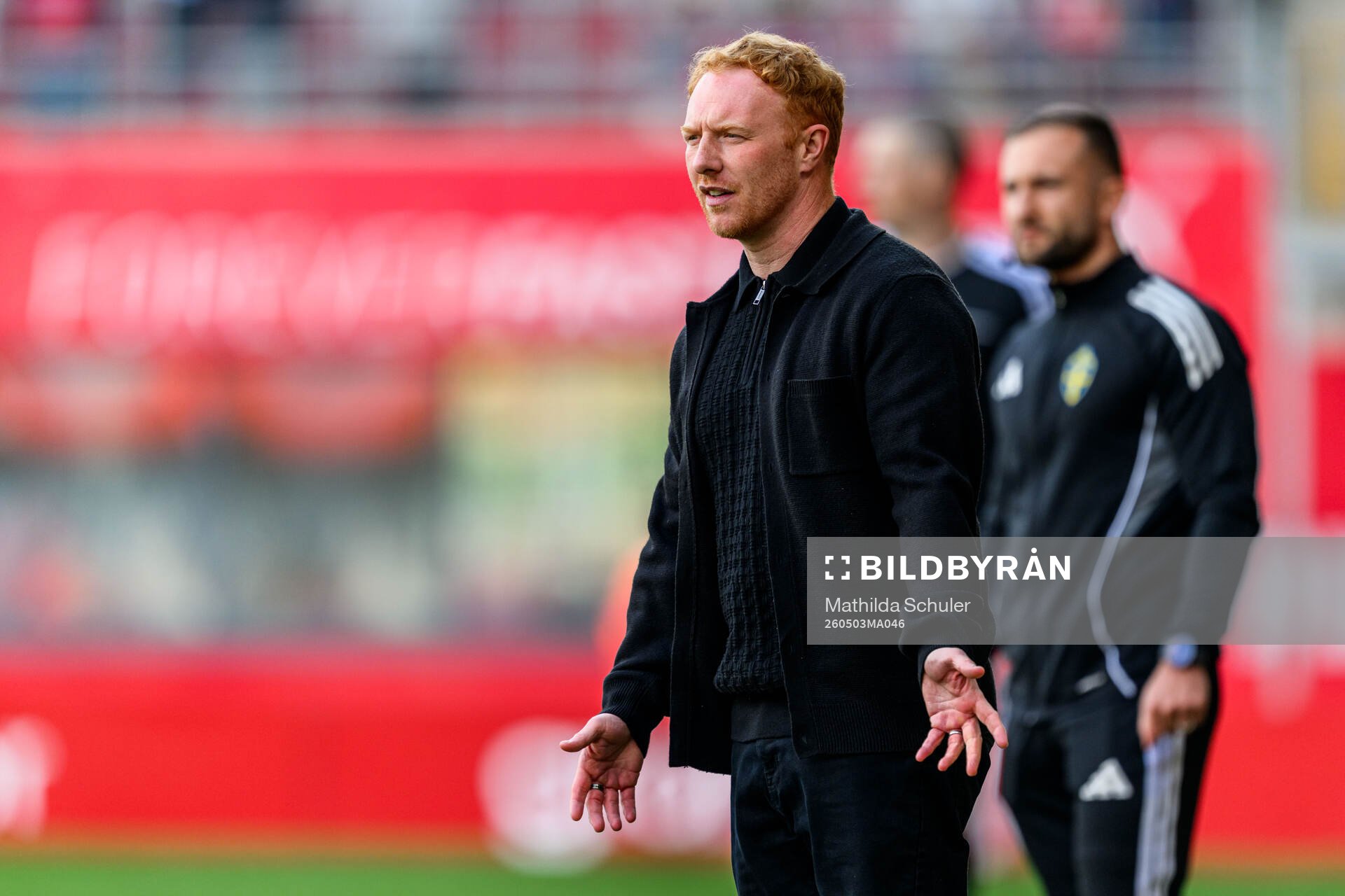 Helsingborgs manager Stevie Grieve