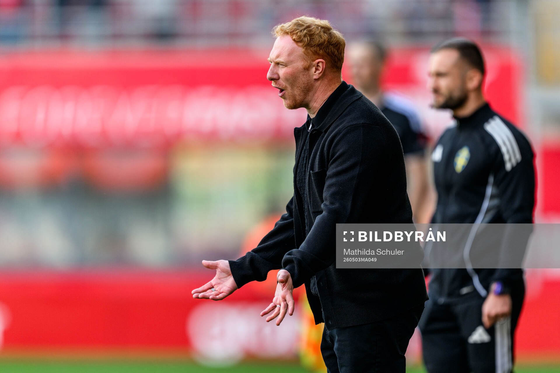 Helsingborgs manager Stevie Grieve