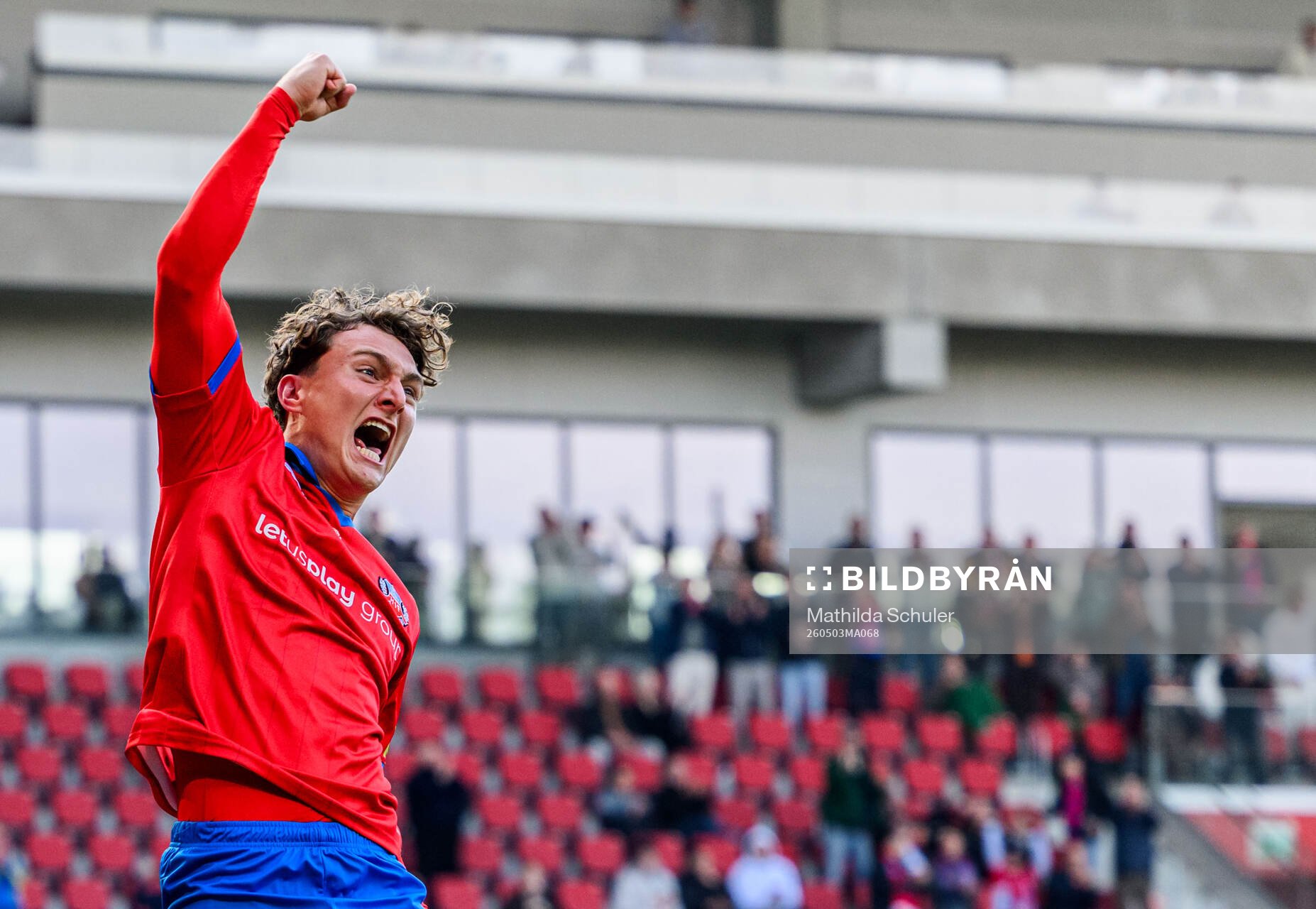 Helsingborgs Casper Ljung Hofvendahl jublar