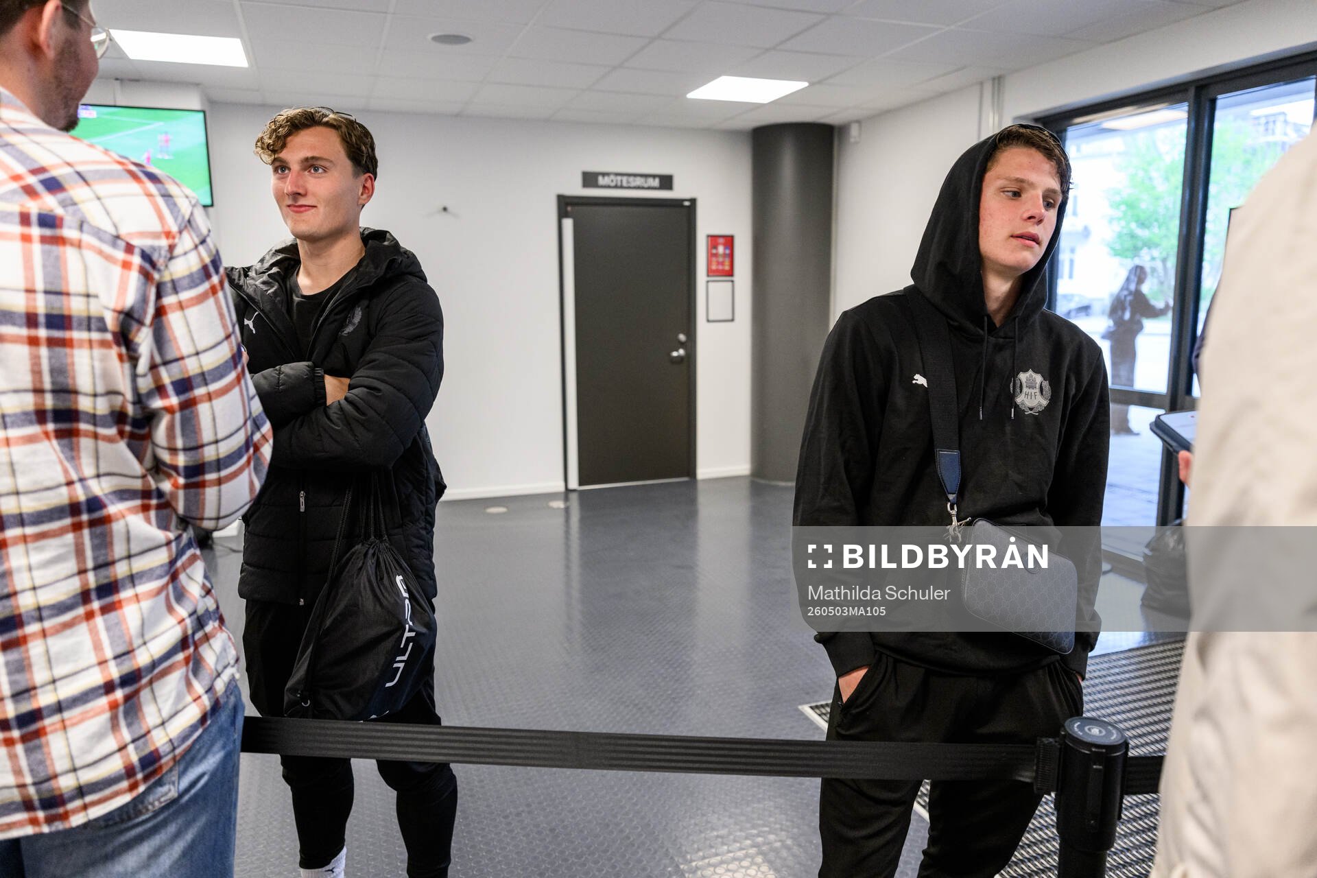 Helsingborgs Casper Ljung Hofvendahl och Lucas Landgren