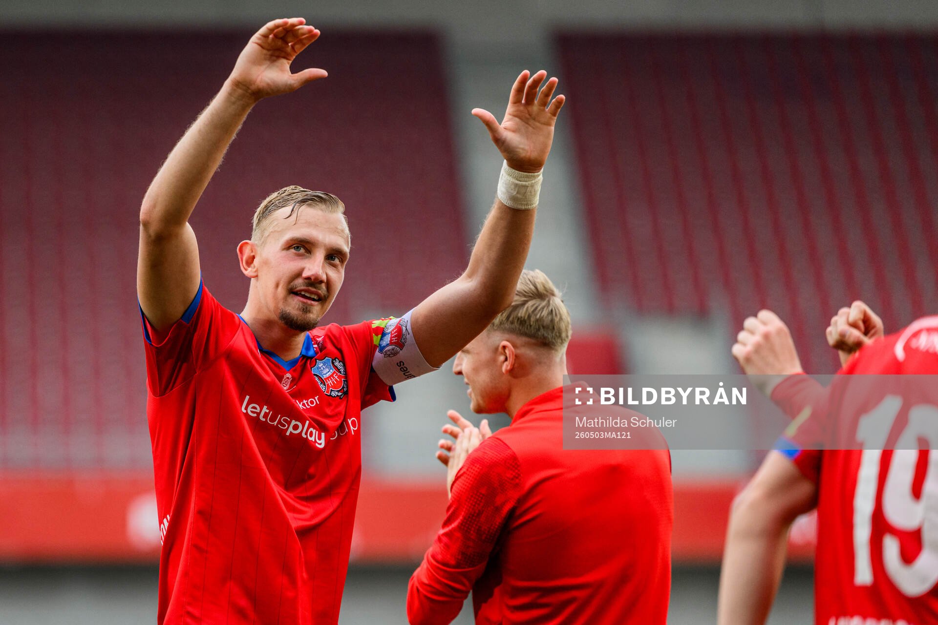 Helsingborgs Jakob Voelkerling Persson jublar