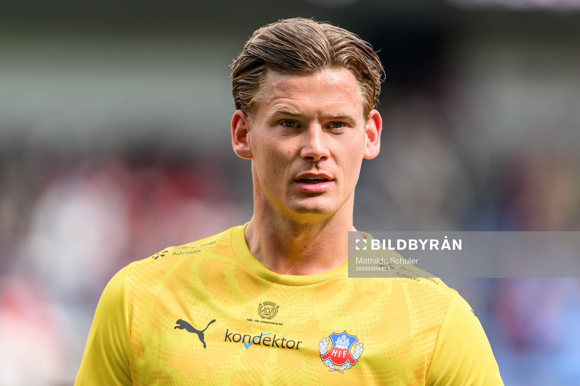 Helsingborgs målvakt Johan Brattberg