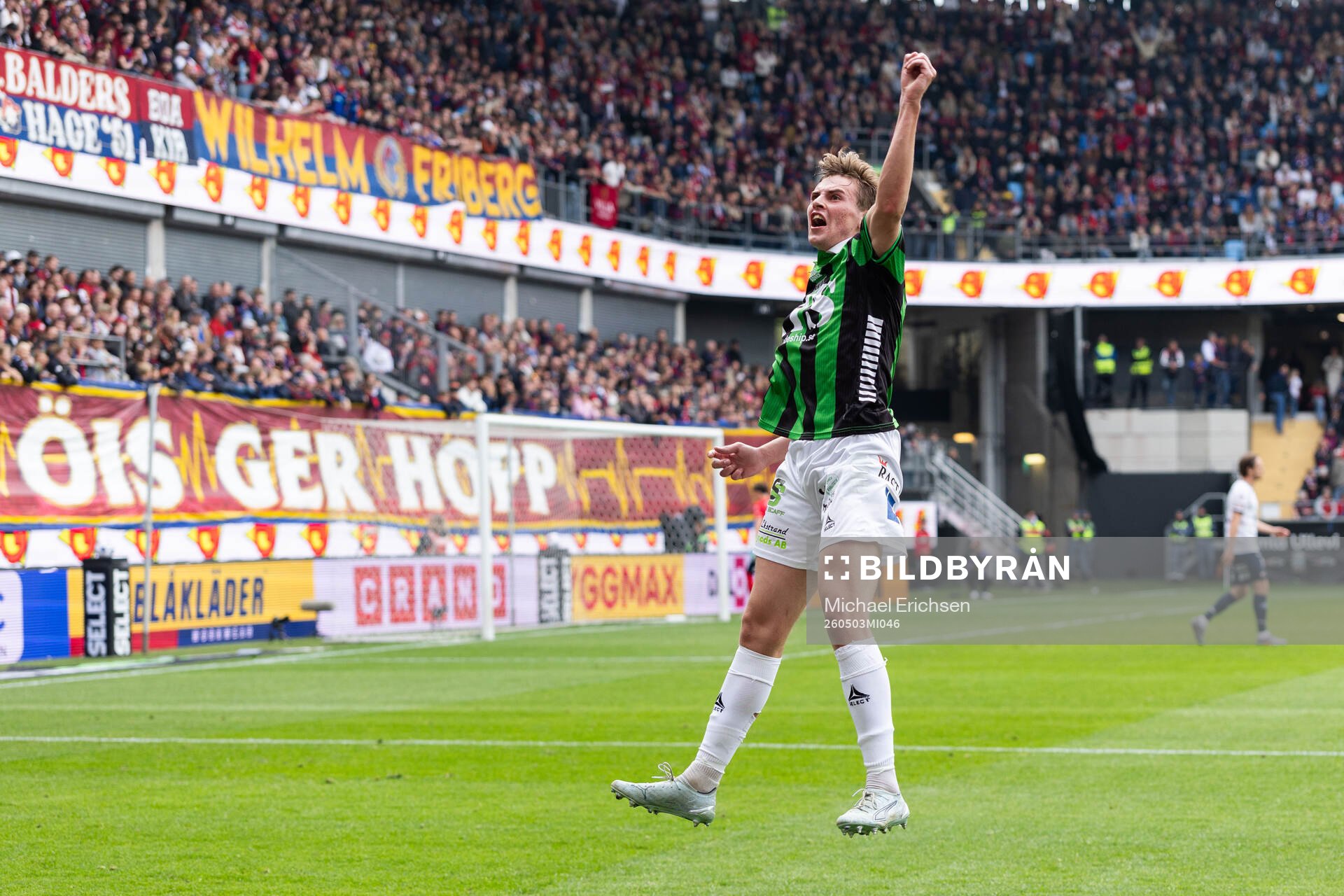 GAIS Max Andersson jublar