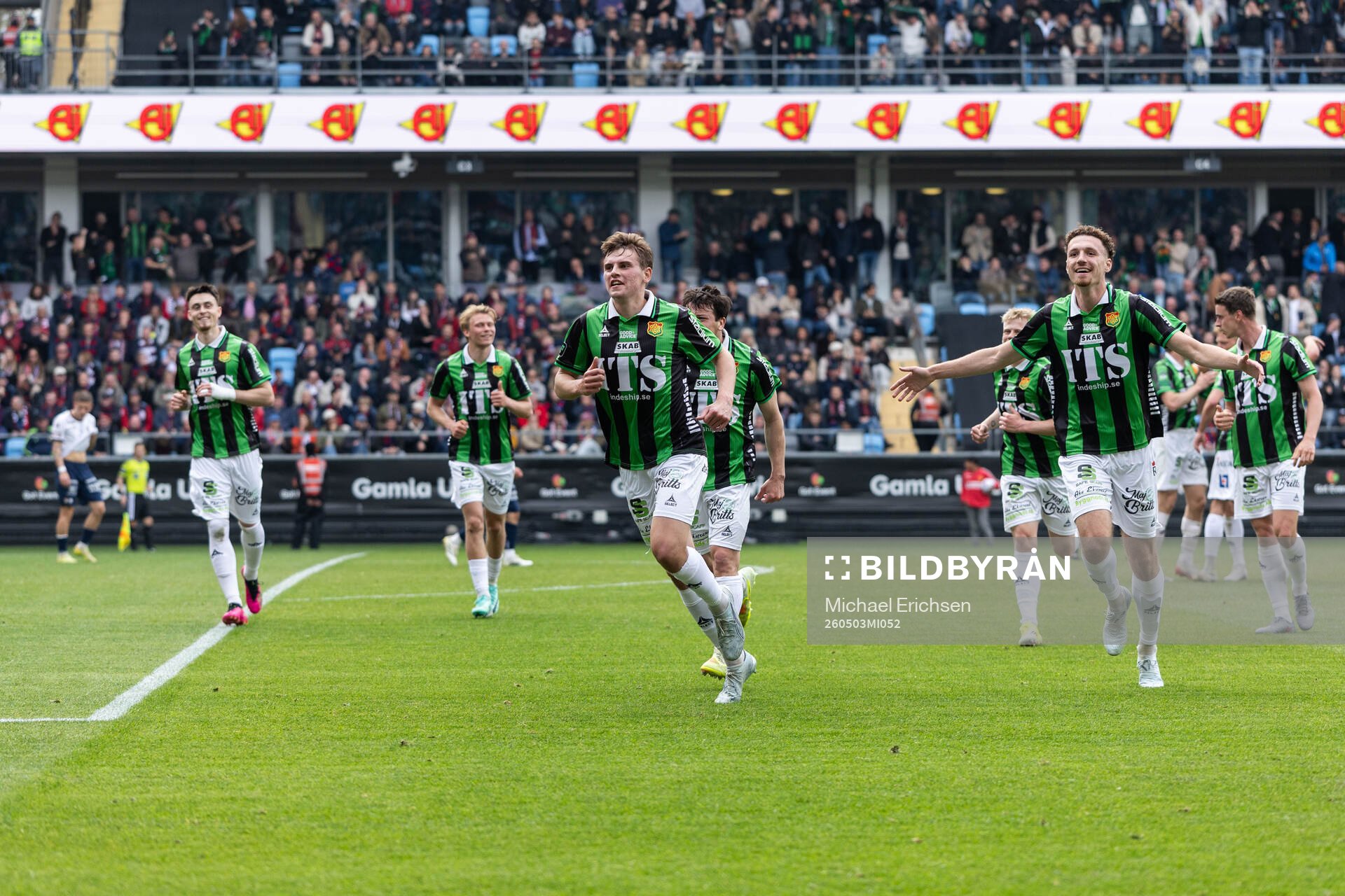 GAIS Max Andersson jublar