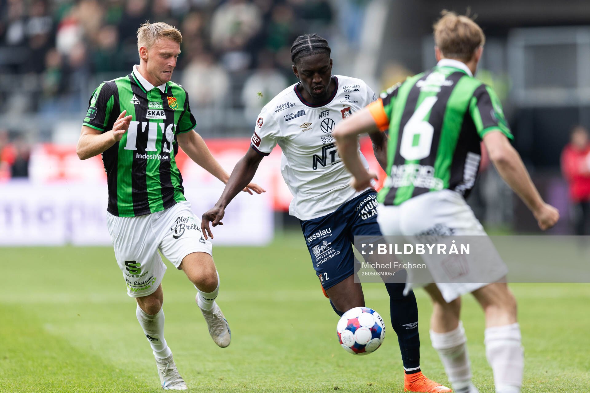 GAIS Joackim Fagerjord och Örgrytes Michael Parker