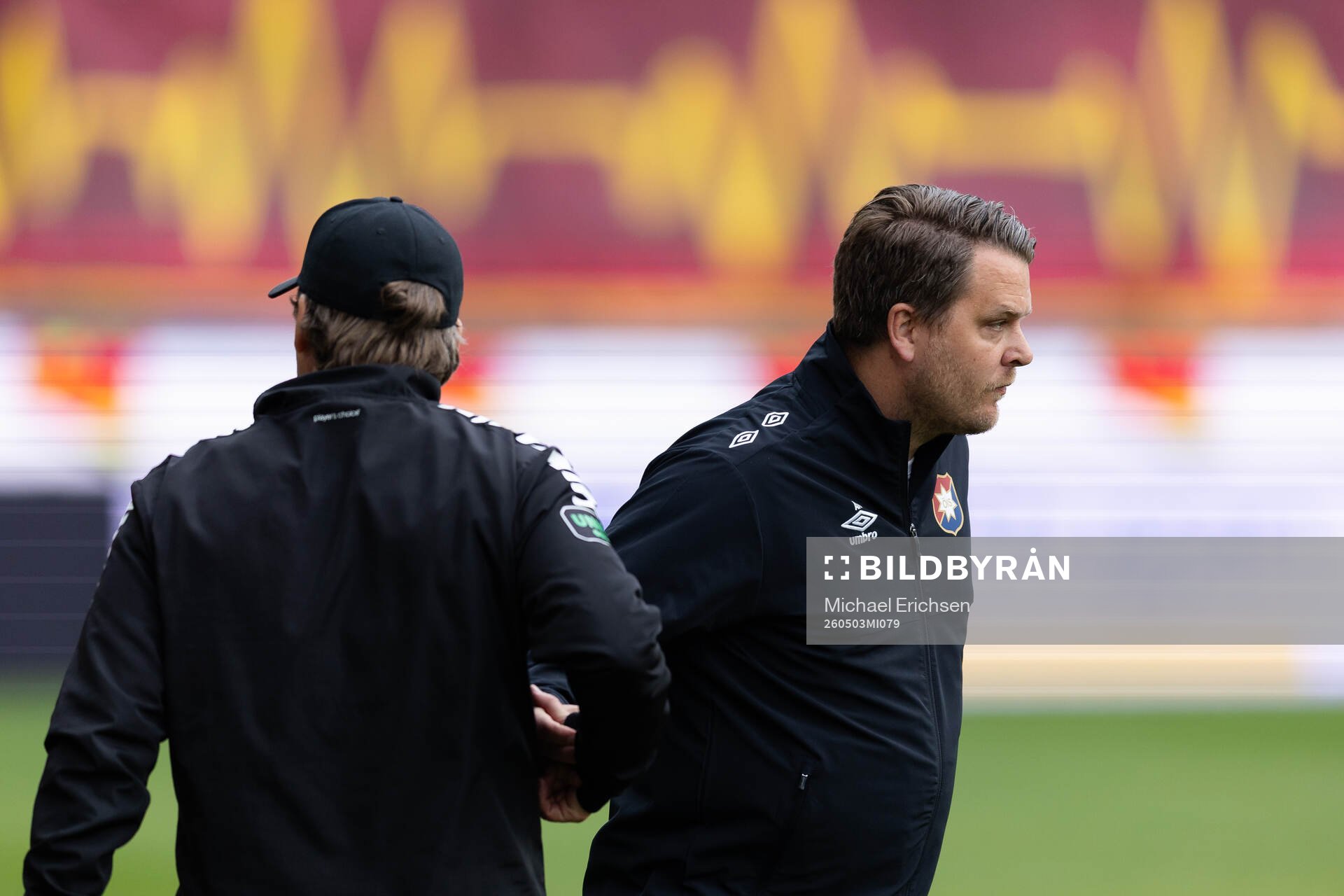 Örgrytes tränare Andreas Holmberg och GAIS tränare