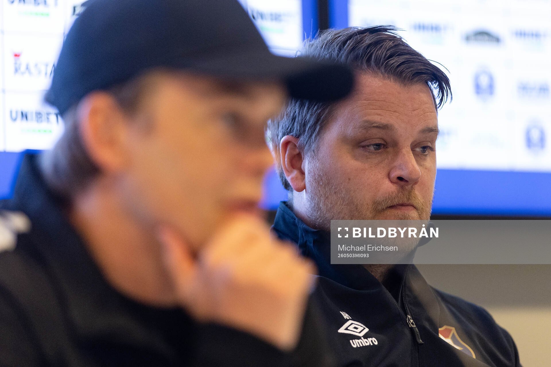 GAIS tränare Fredrik Holmberg och Örgrytes tränare