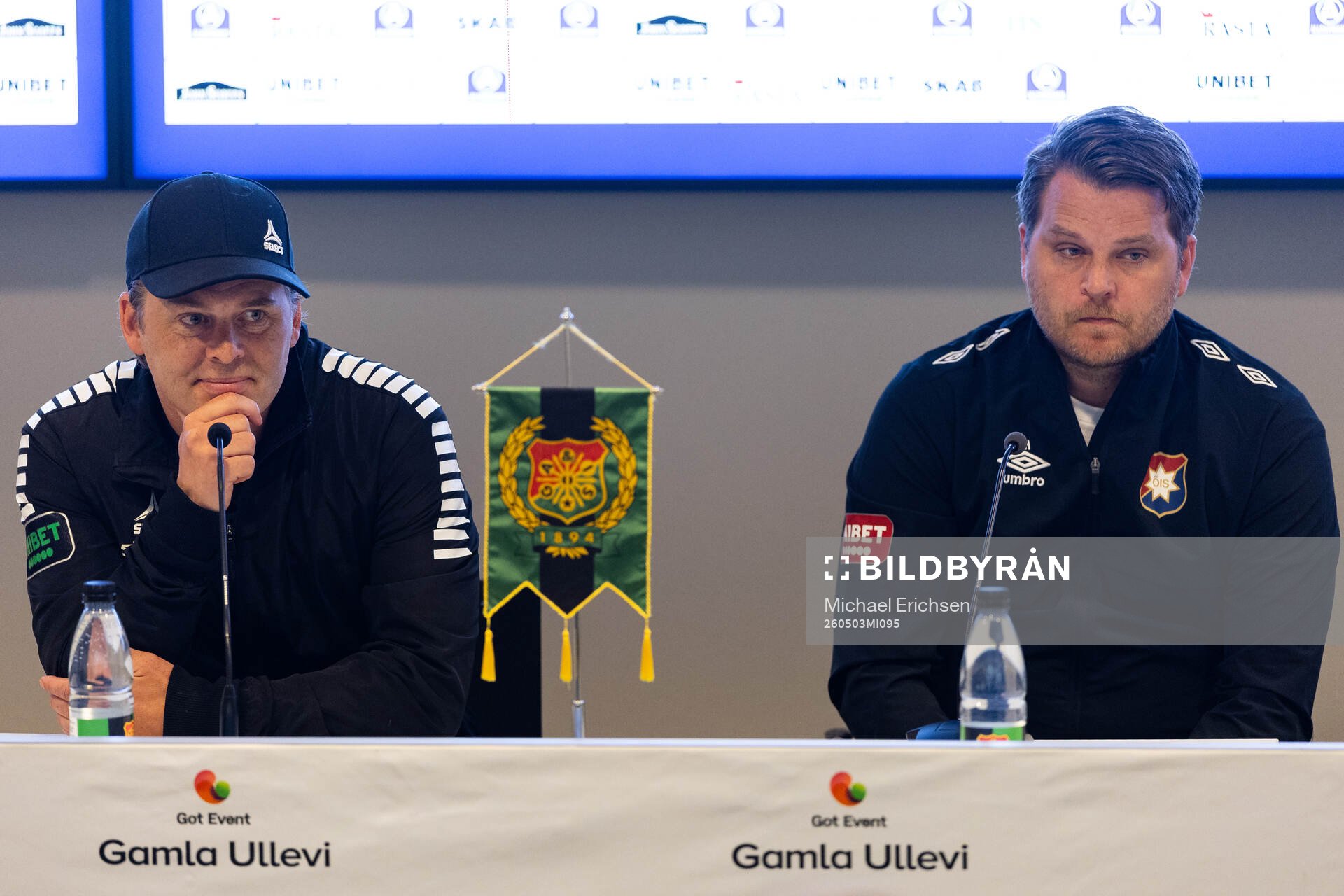 GAIS tränare Fredrik Holmberg och Örgrytes tränare