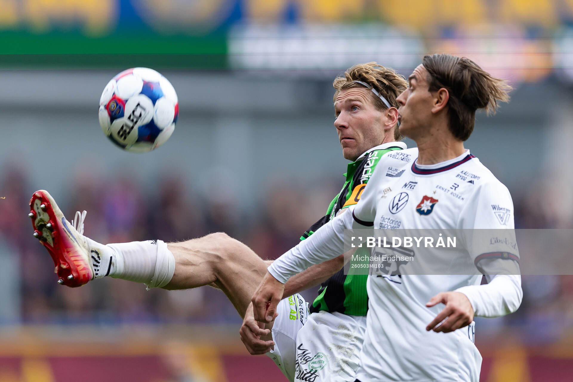 GAIS August Wängberg och Örgrytes Noah Christoffersson
