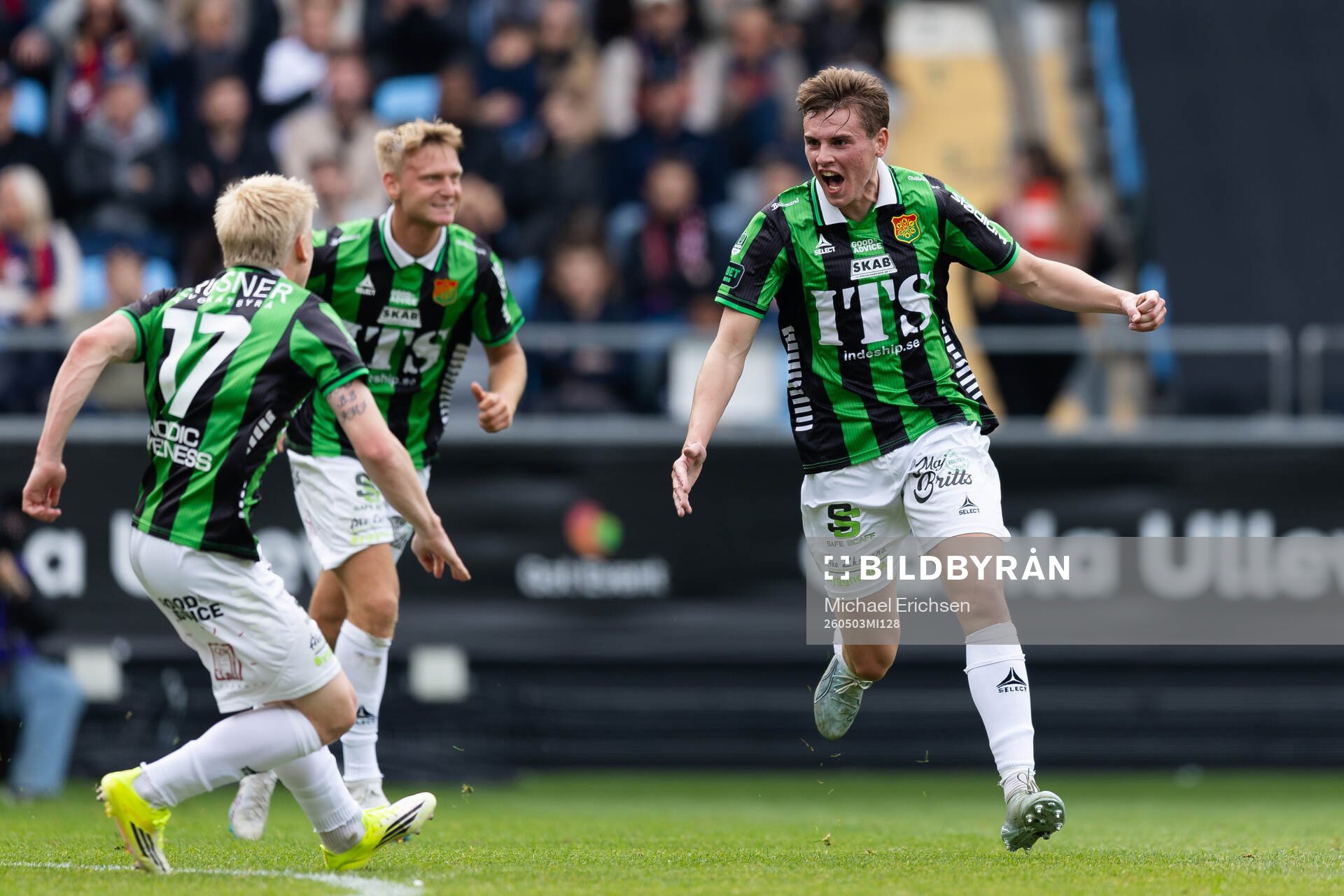 GAIS Max Andersson jublar