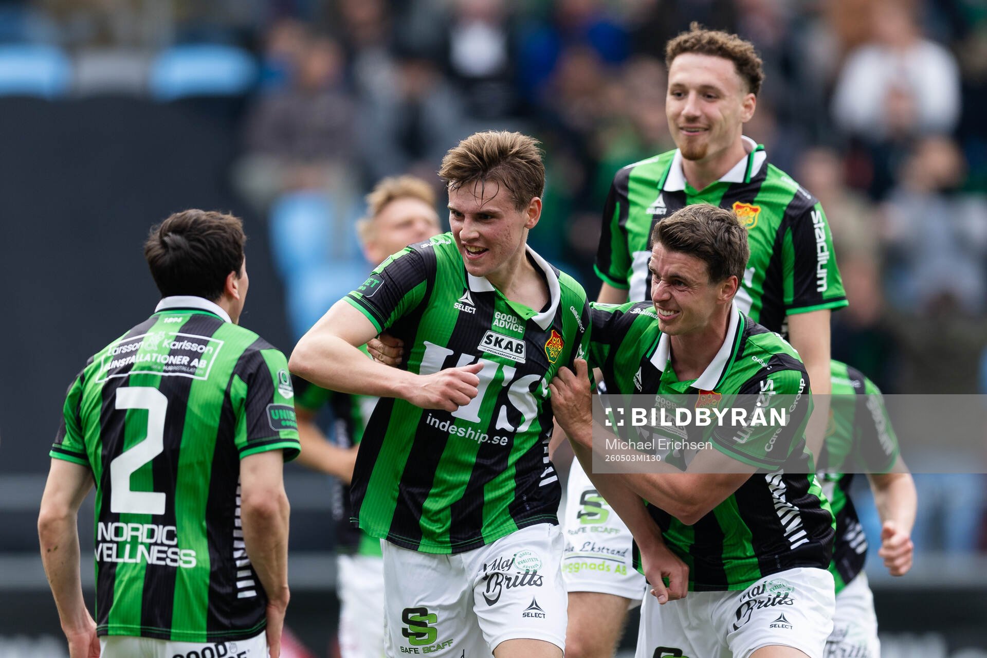 GAIS Max Andersson jublar