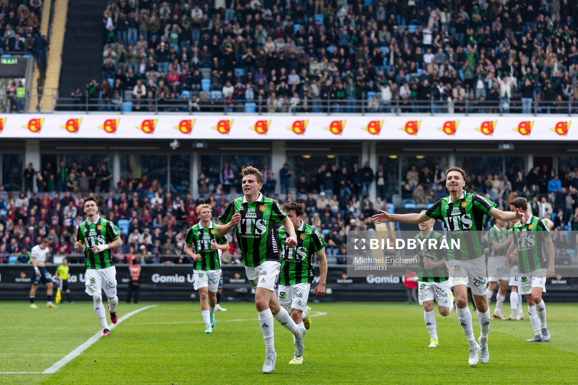 GAIS Max Andersson jublar