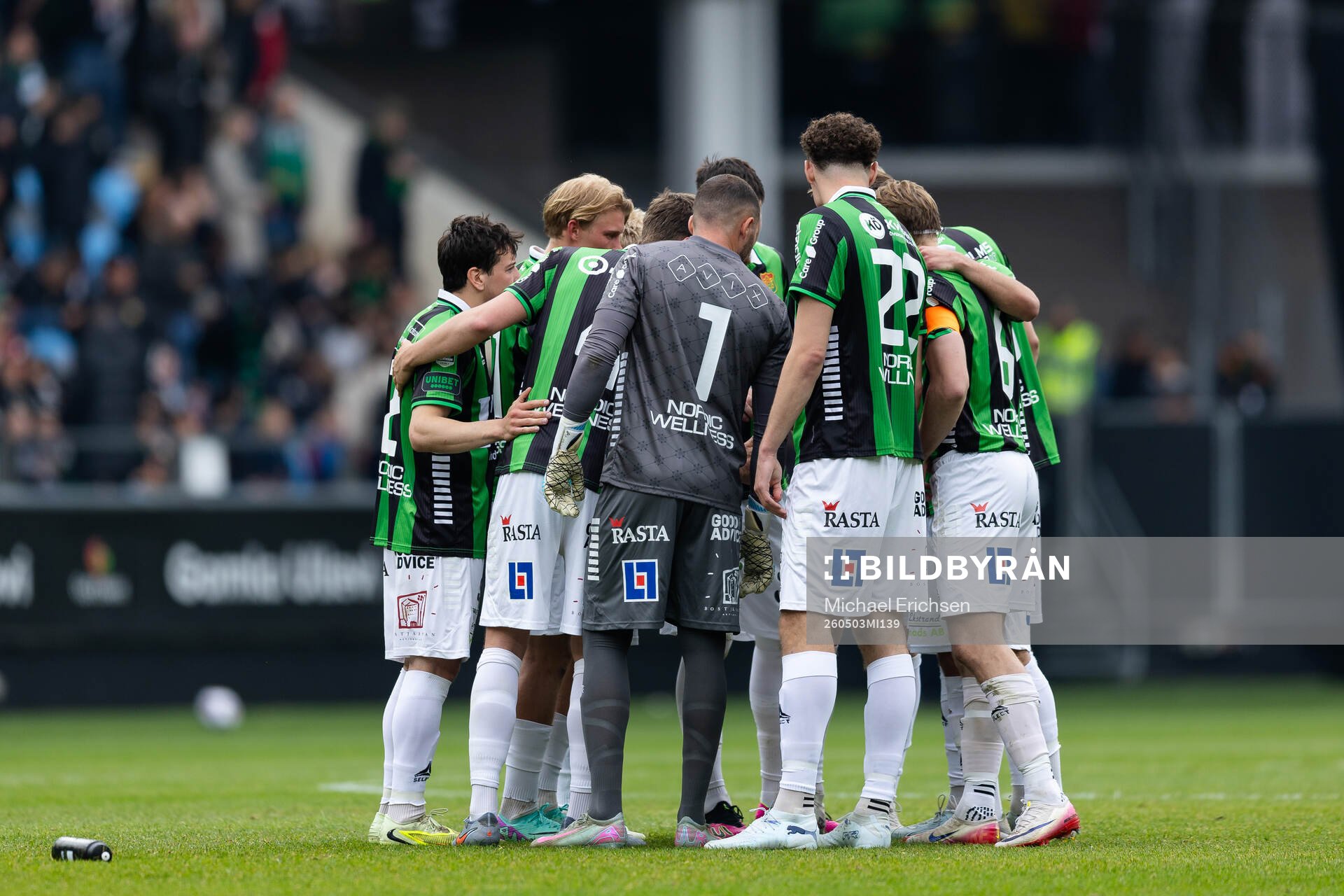 GAIS spelare samlade