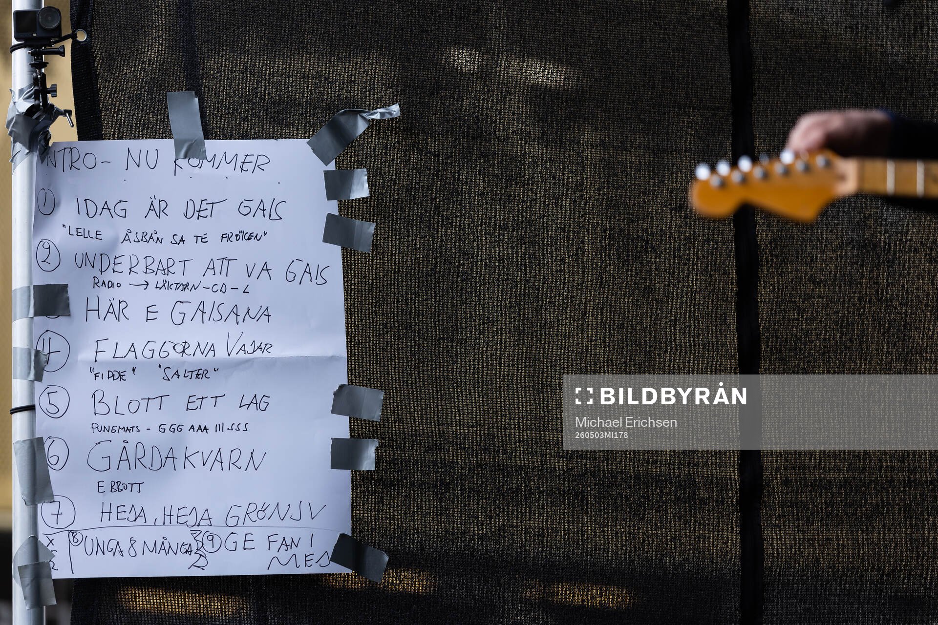 Bandet Attentats setlist