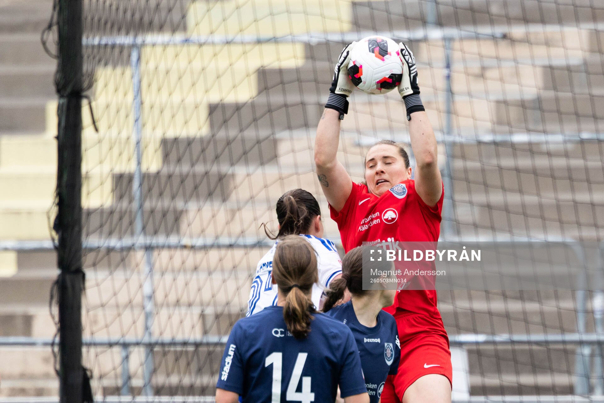 Eskilstuna United DFFs målvakt Monica Elisabeth Wilhelm