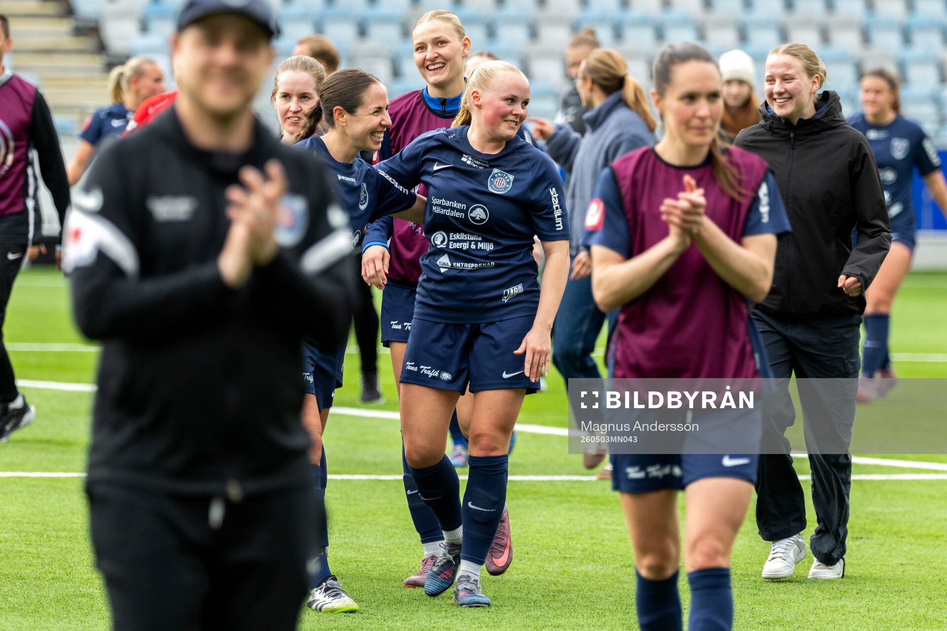 Eskilstuna United DFFs Viivi Ollonqvist jublar