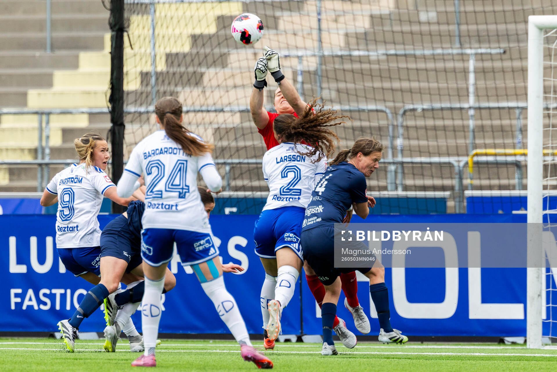 Eskilstuna United DFFs målvakt Monica Elisabeth Wilhelm