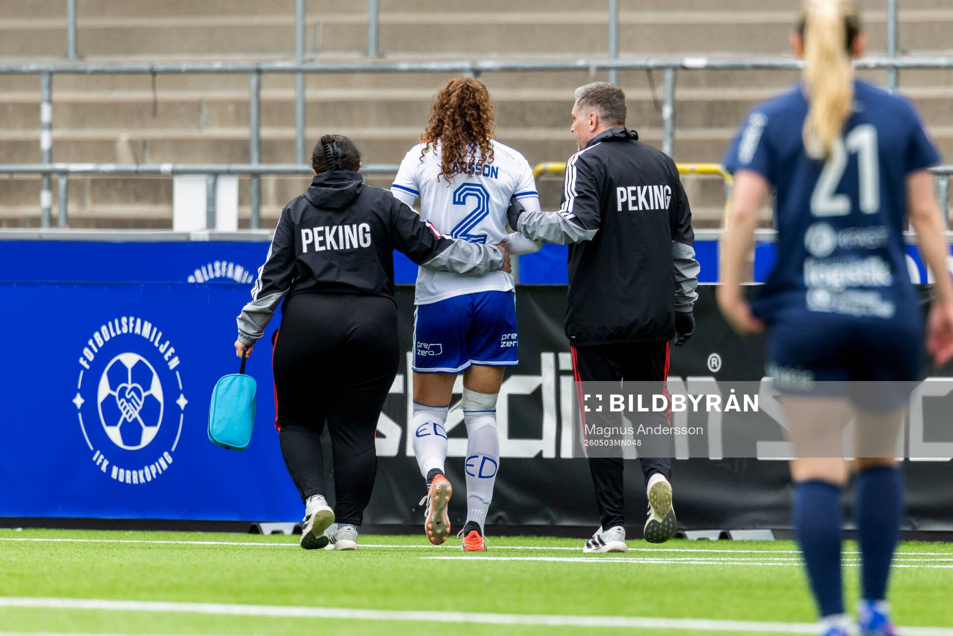 IFK Norrköpings Malva Larsson får vård