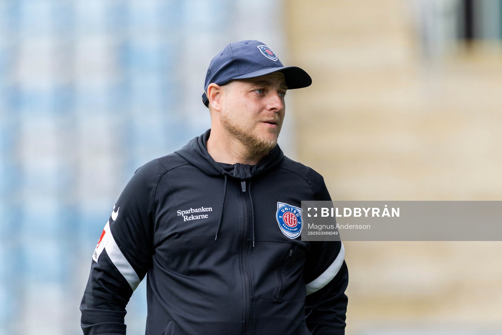 Eskilstuna United DFFs tränare Rickard Johansson