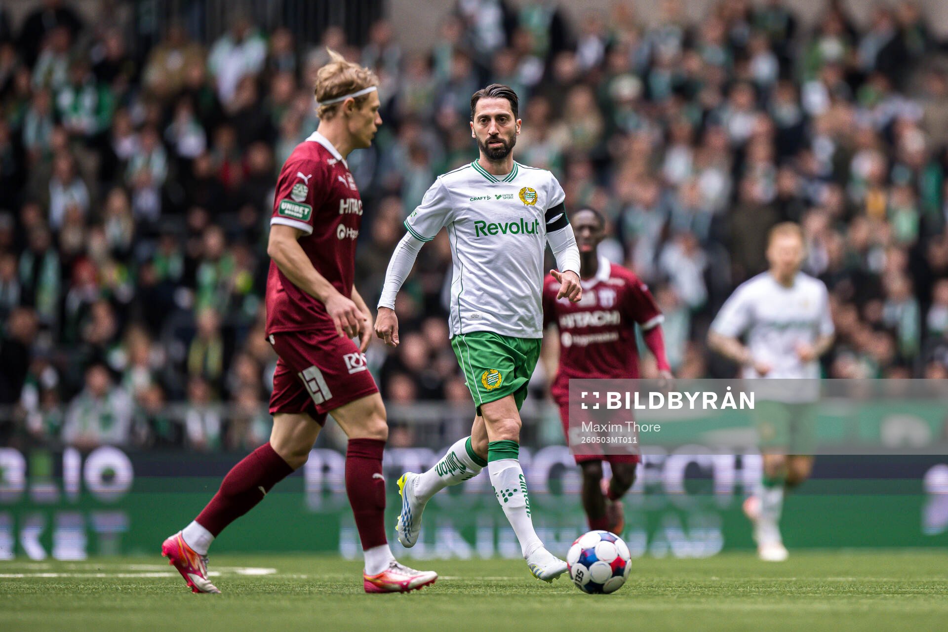 Västerås Herman Magnusson och Hammarbys Nahir Besara