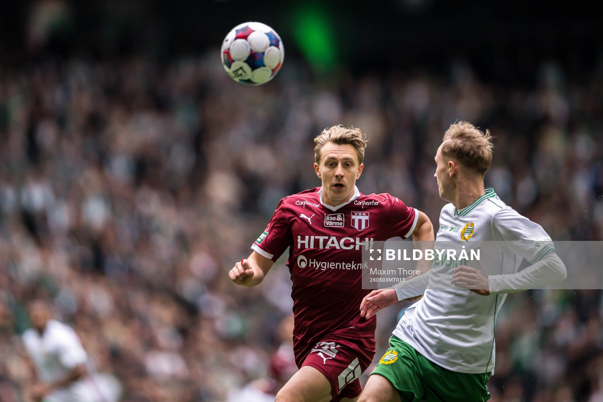 Västerås Simon Gefvert och Hammarbys Victor Lind