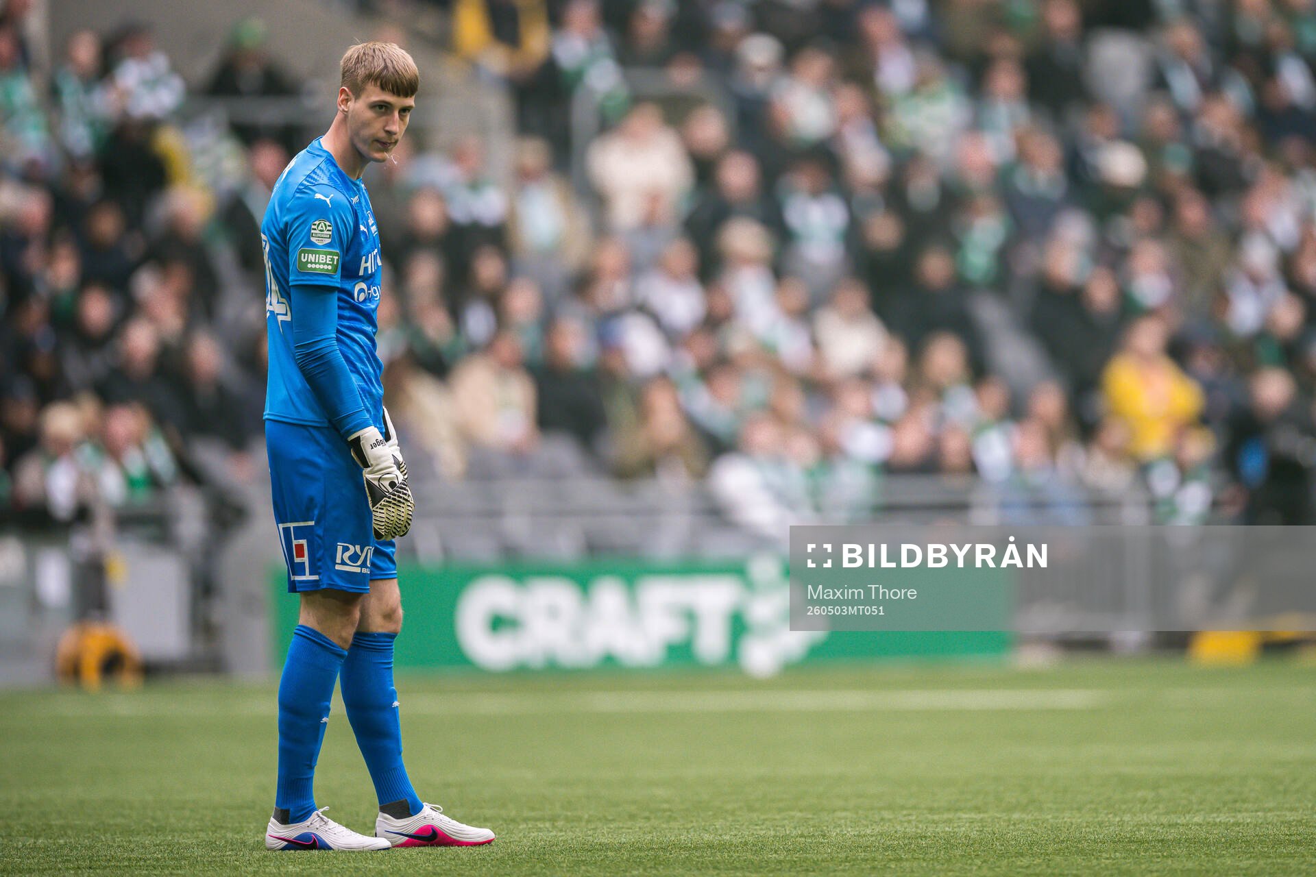 Västerås målvakt Elis Jäger deppar