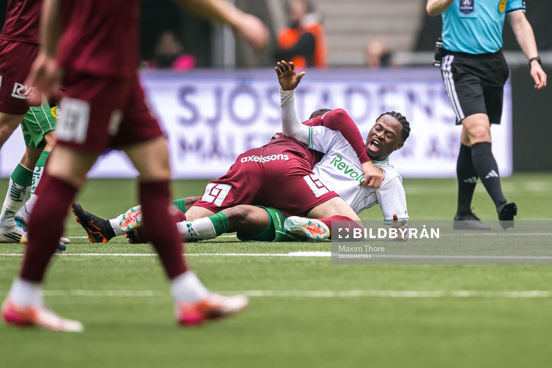 Västerås Abdelrahman Boudah Saidi och Hammarbys Frank