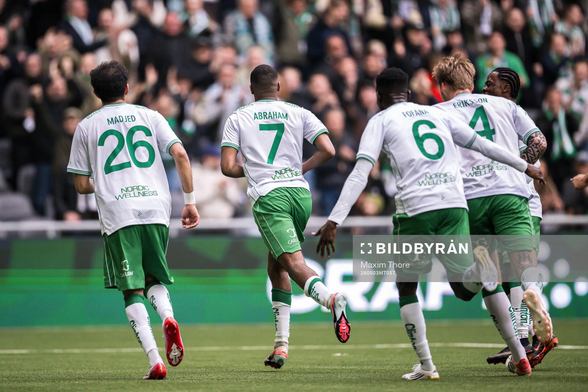 Hammarbys Paulos Abraham jublar