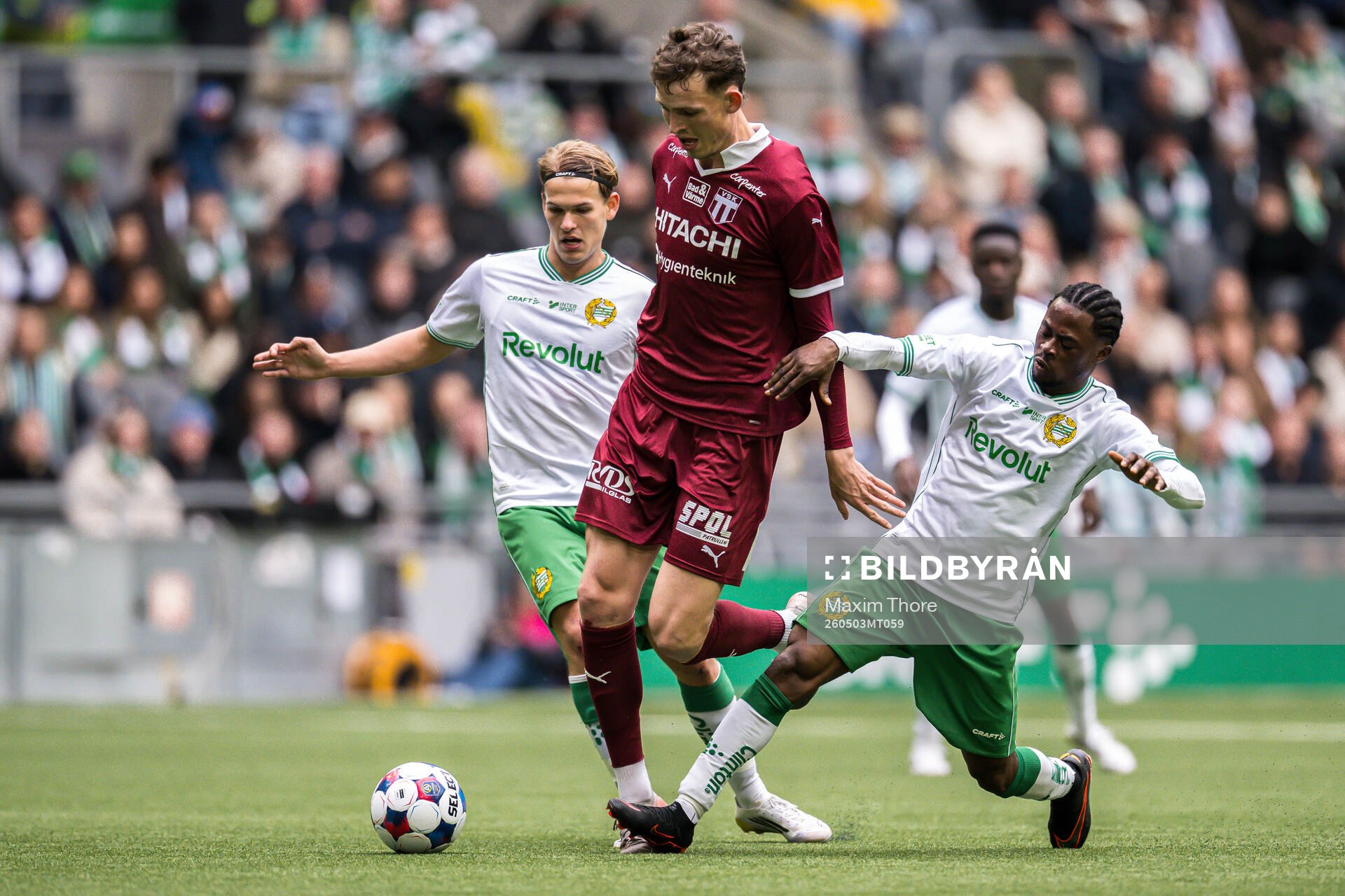 Västerås Mikkel Ladefoged mot Hammarbys Markus Karlsson