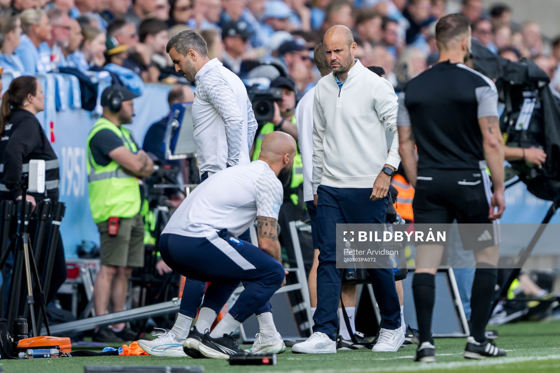 Malmö FFs huvudtränare Miguel Angel Ramirez deppar