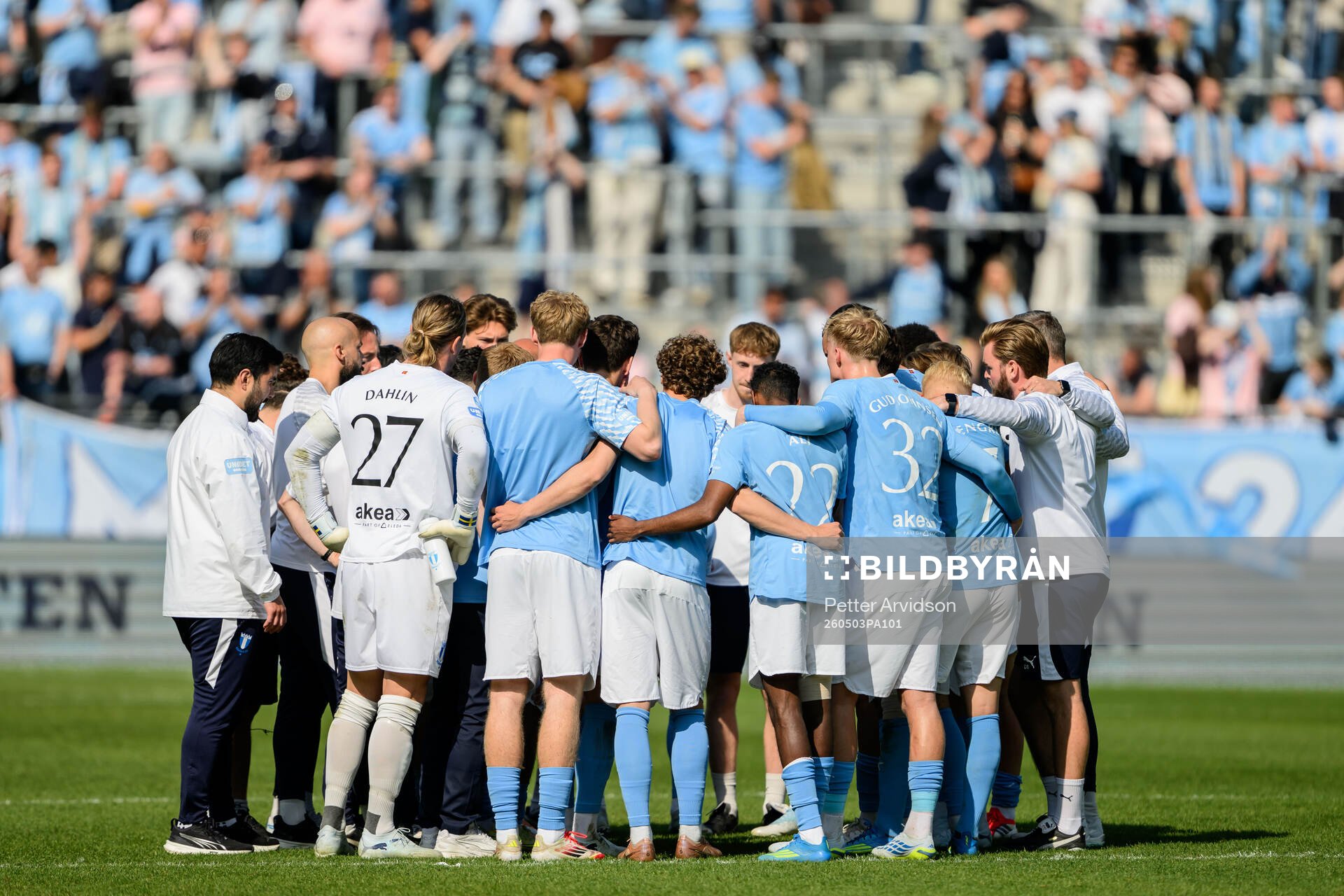 Malmö FFs spelare samlas