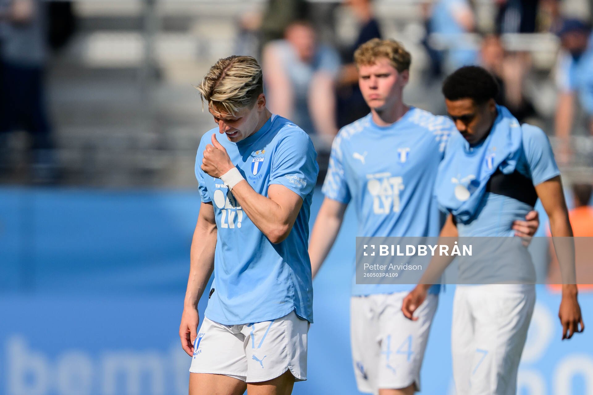 Malmö FFs Jens Stryger Larsen deppar