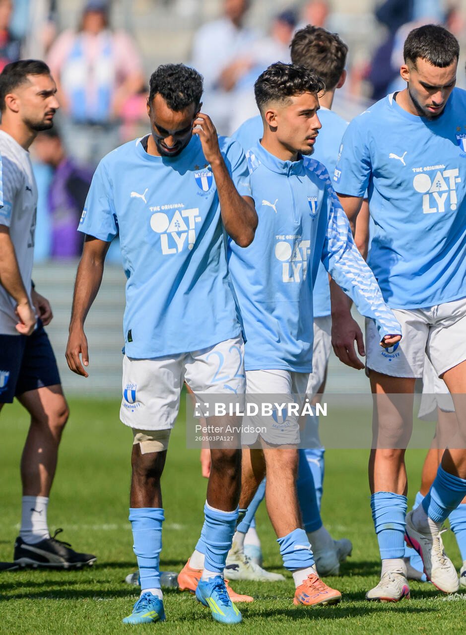Malmö FFs Taha Ali men lindat ben
