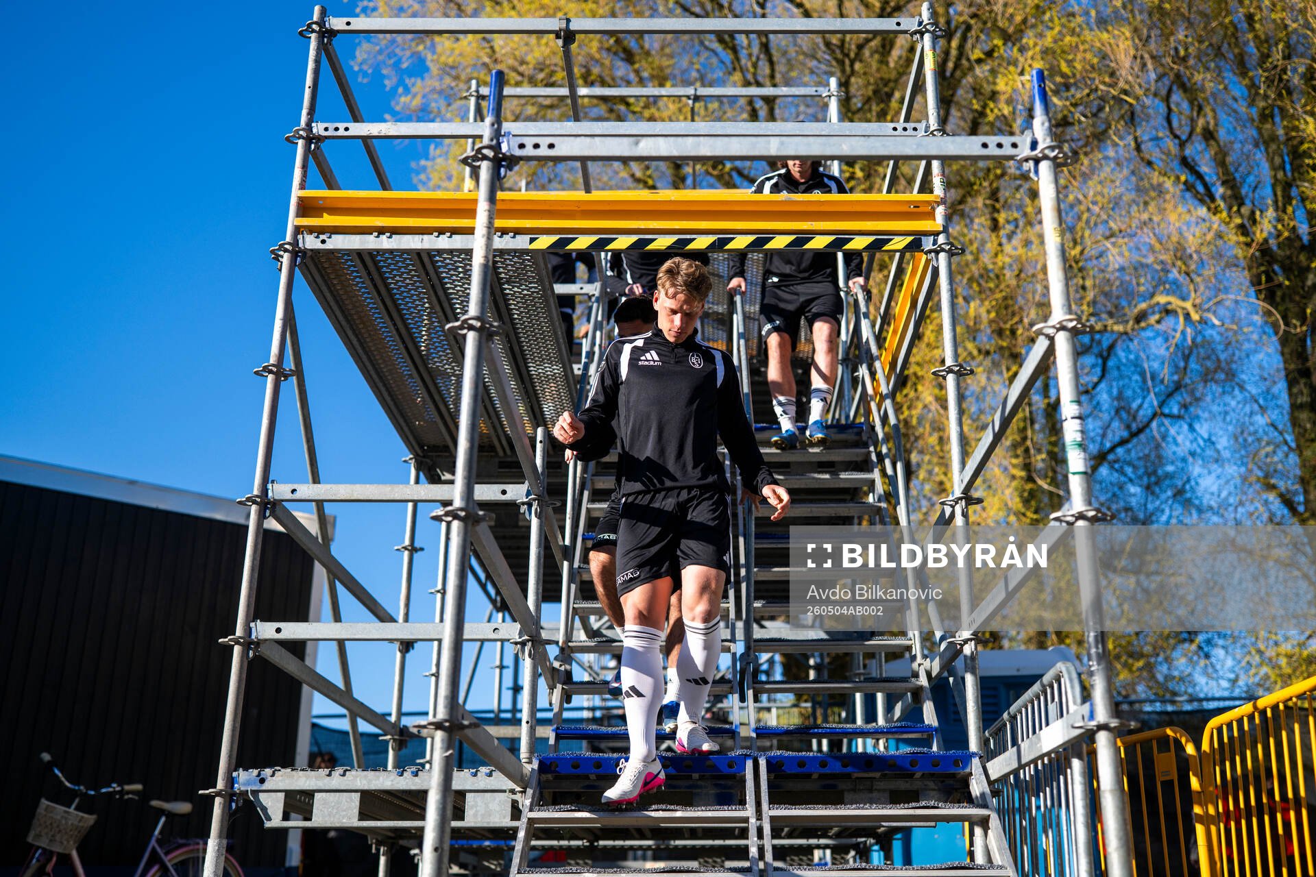 Landskronas spelare nya improviserade ingång