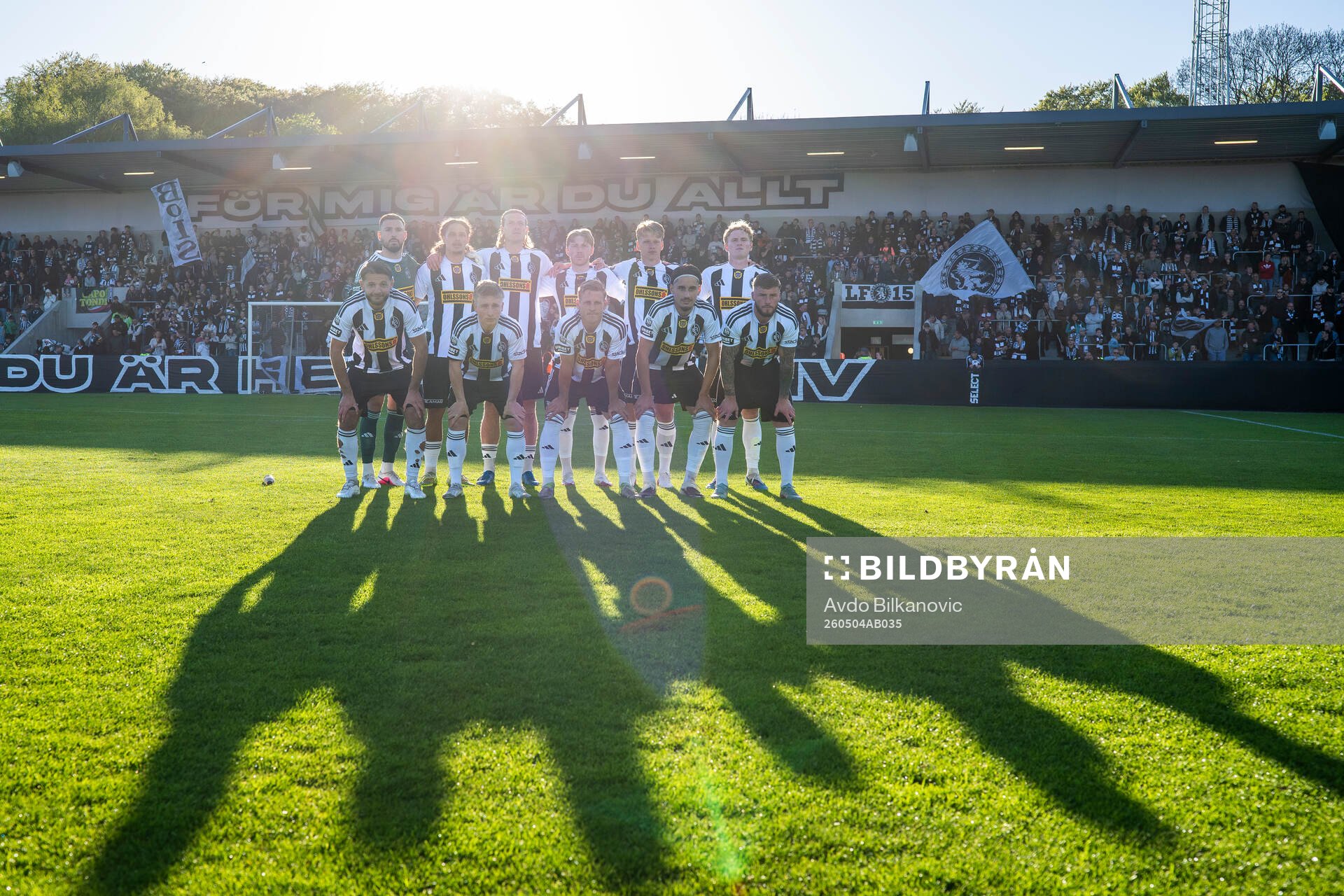 Landskronas startelva ställer upp för lagbild