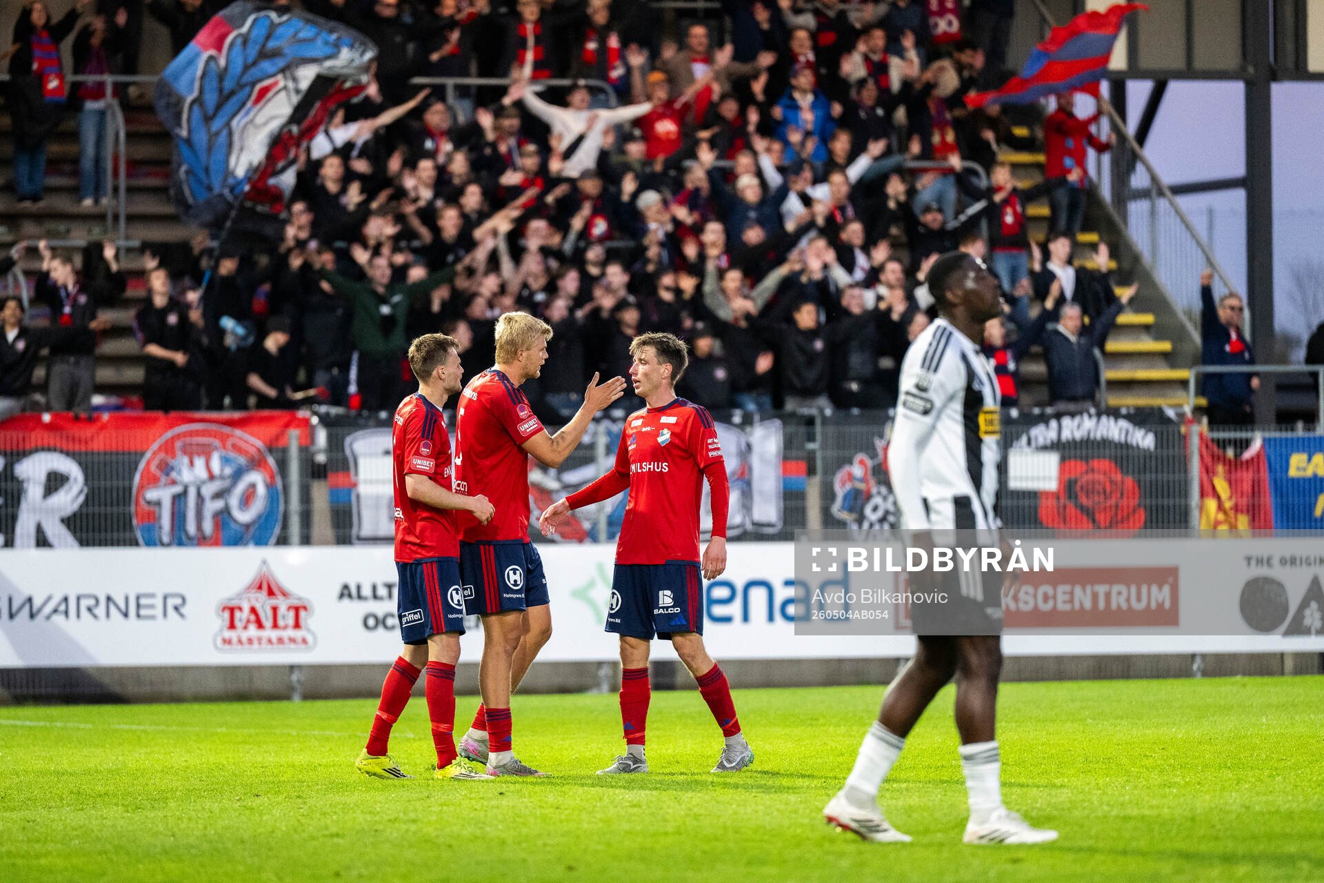 Östers Oscar Uddenäs, Mattis Adolfsson och Filip Olsson