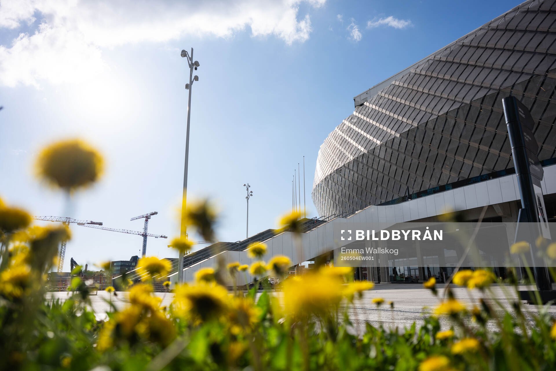 Exteriör vy över 3Arena