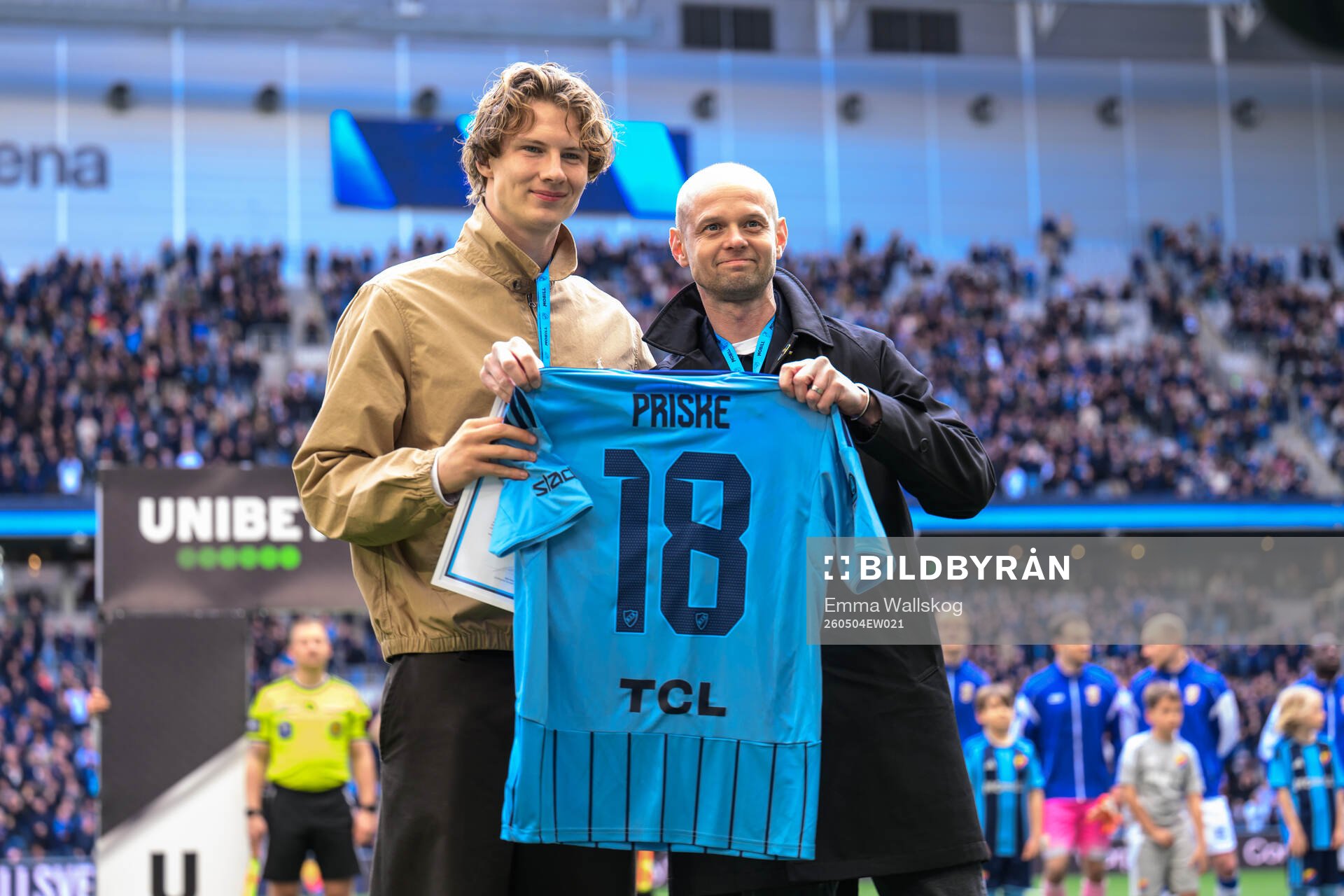 August Priske tackas av