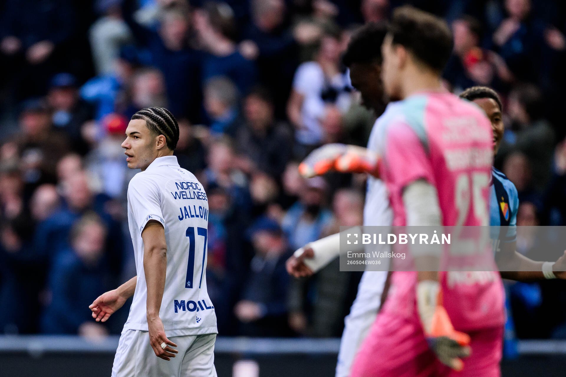 IFK Göteborgs Alexander Jallow deppar