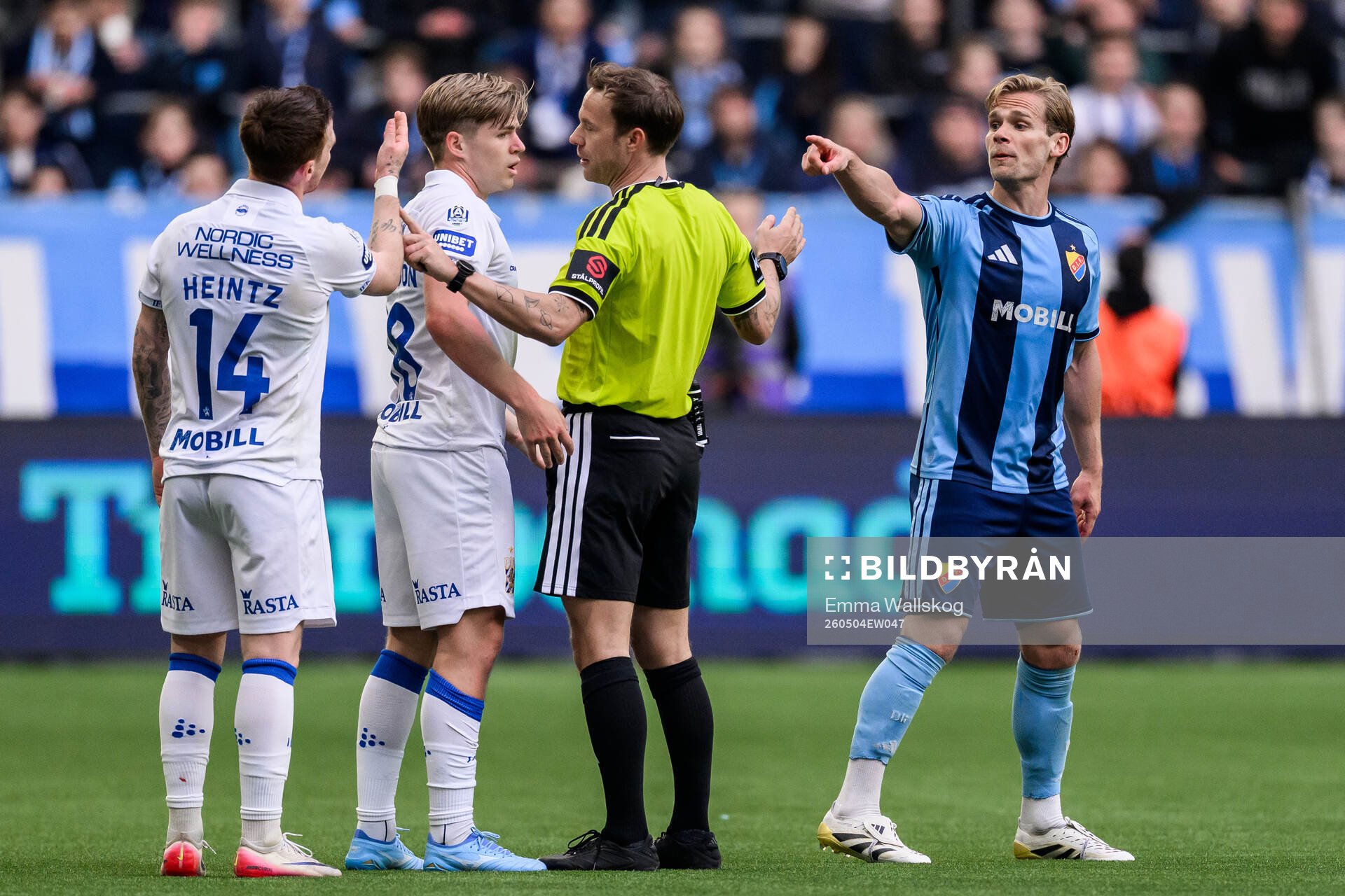 IFK Göteborgs Tobias Heintz och Felix Eriksson i en