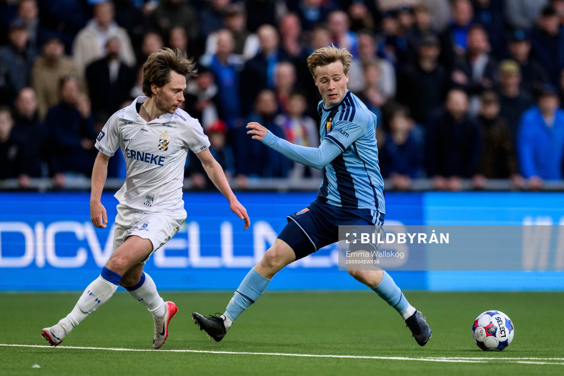 IFK Göteborgs Filip Ottosson och Djurgårdens Bo Hegland