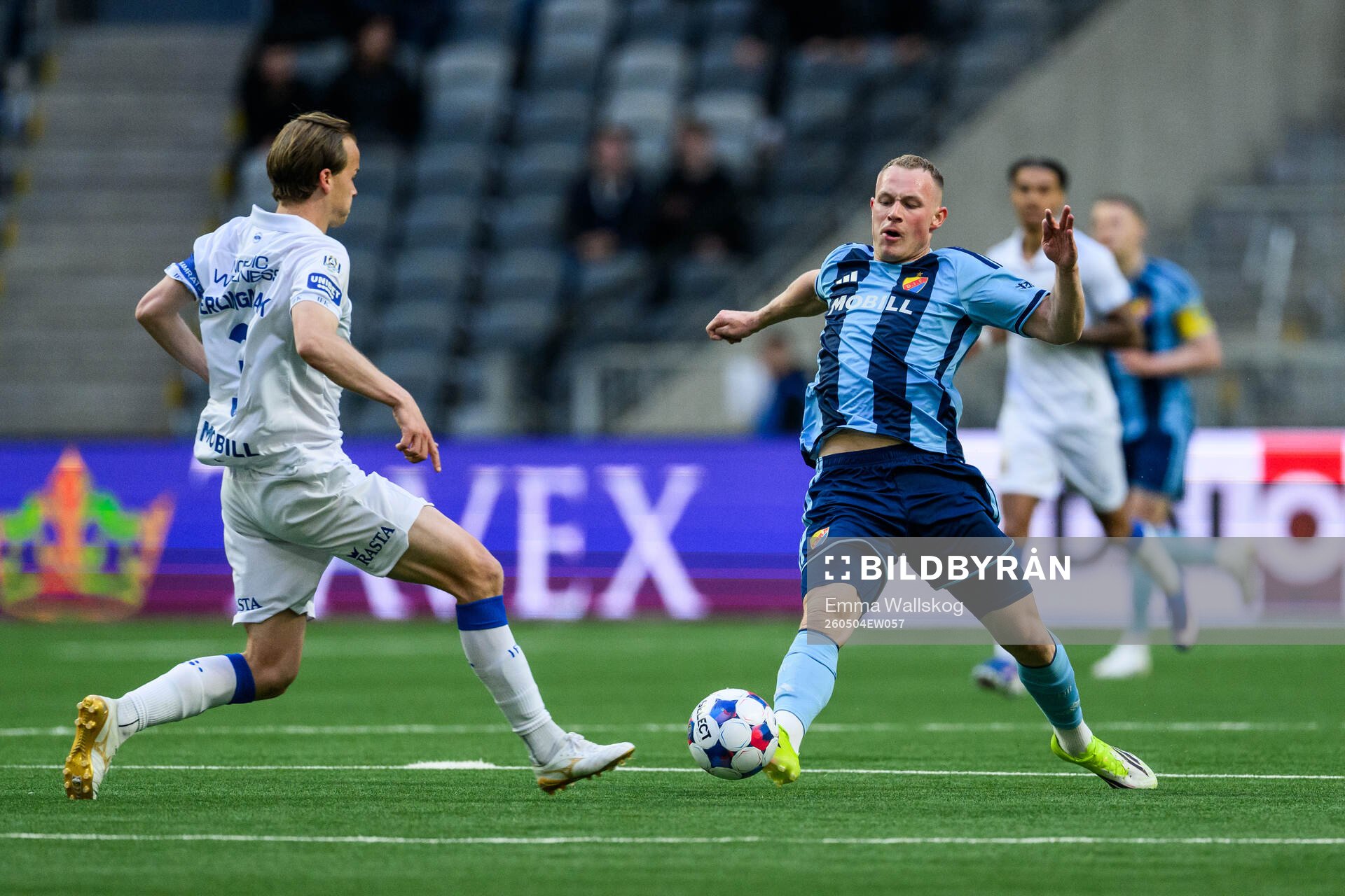 IFK Göteborgs August Erlingmark och Djurgårdens Kristian