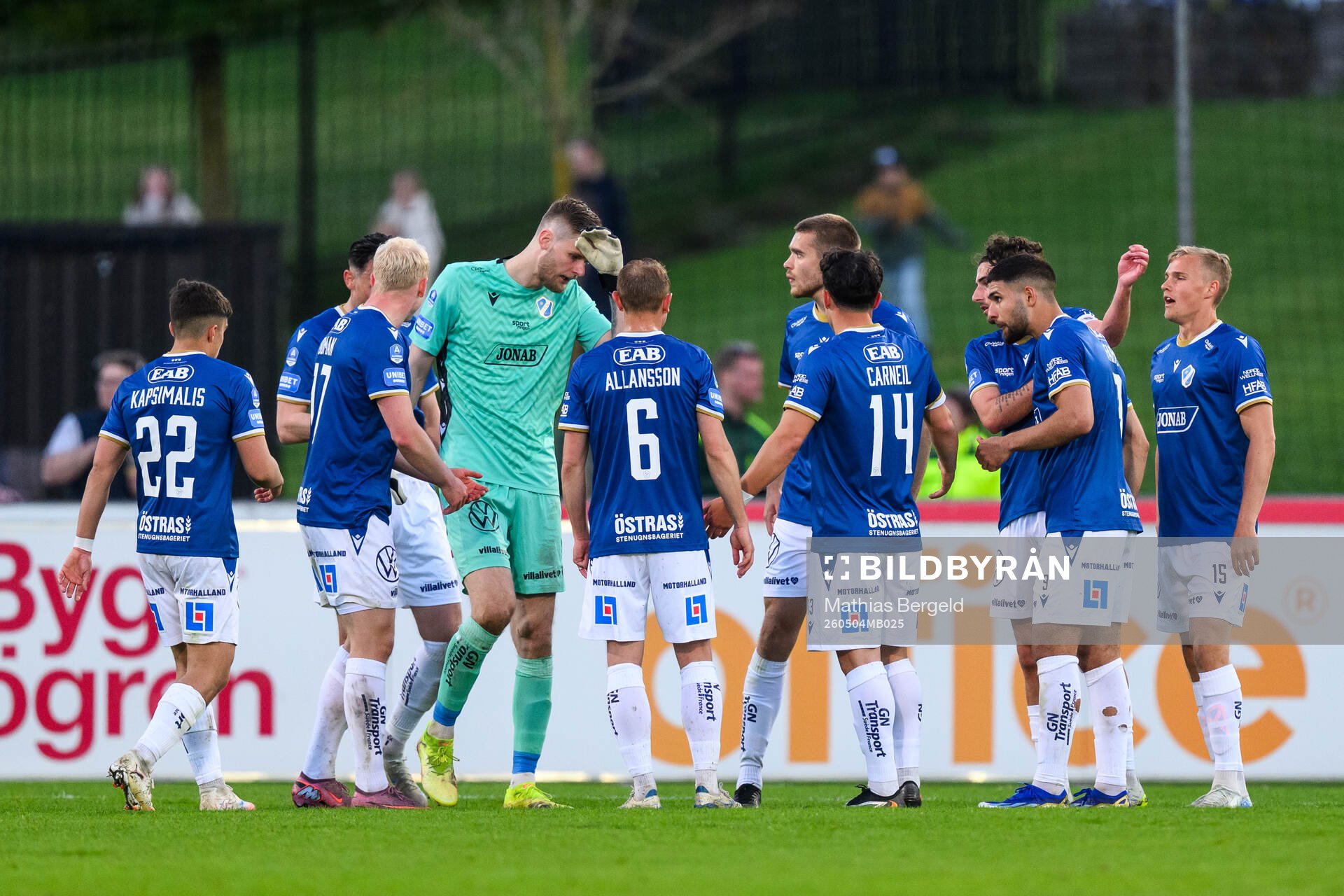 Halmstads spelare samlas