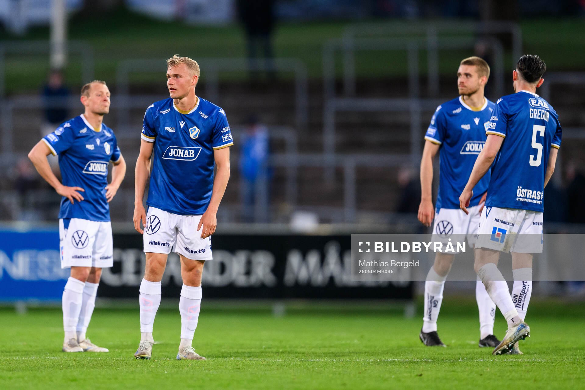Halmstads Joel Allansson, Gustav Friberg och Pascal Gregor