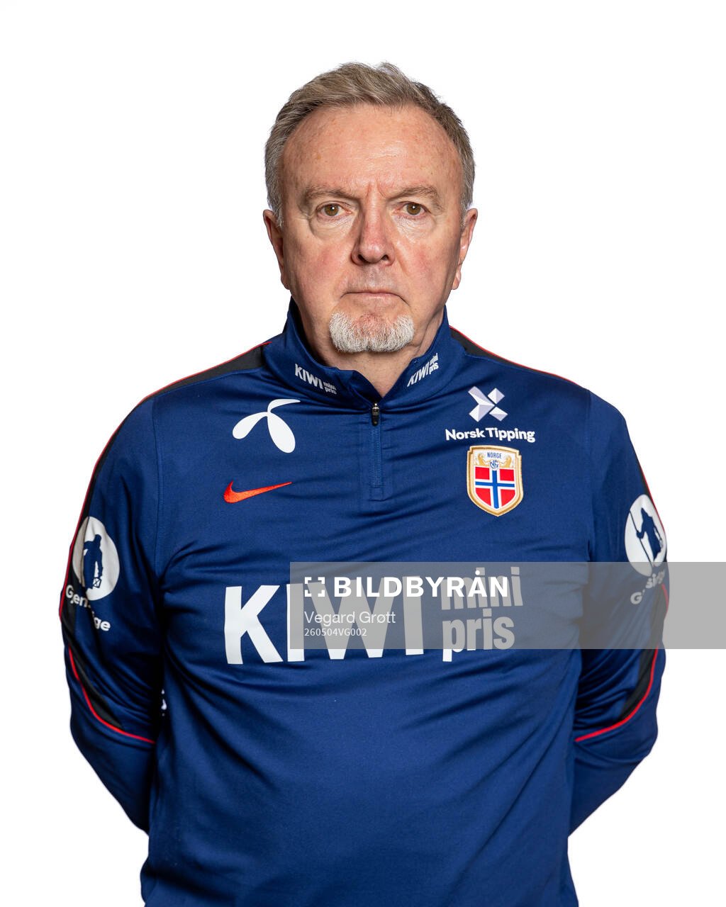 Truls Dæhli of the Norwegian national football team poses