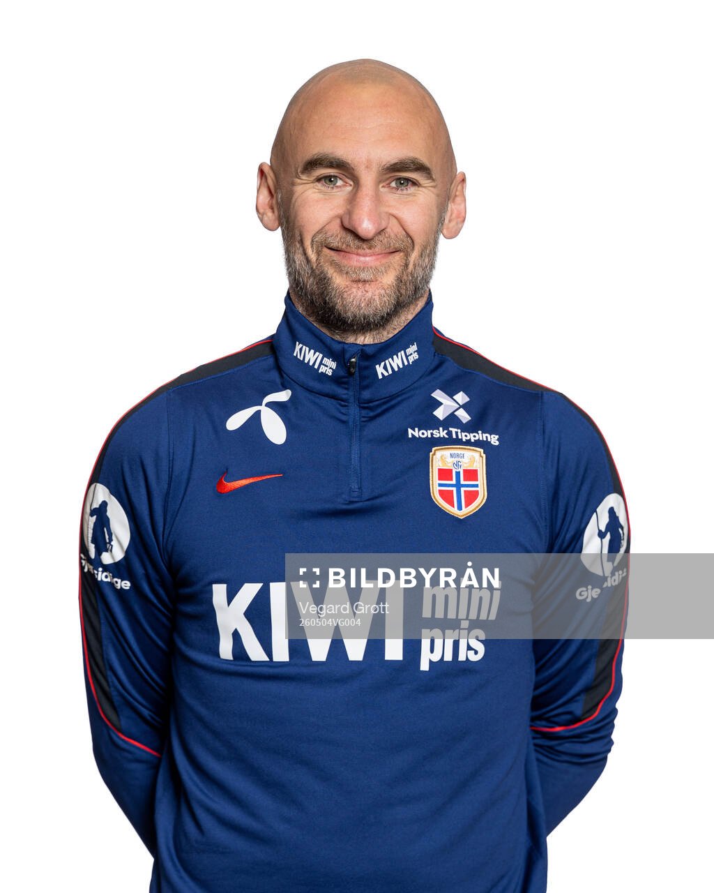 Sigurd Ertsås, kit manager of the Norwegian national