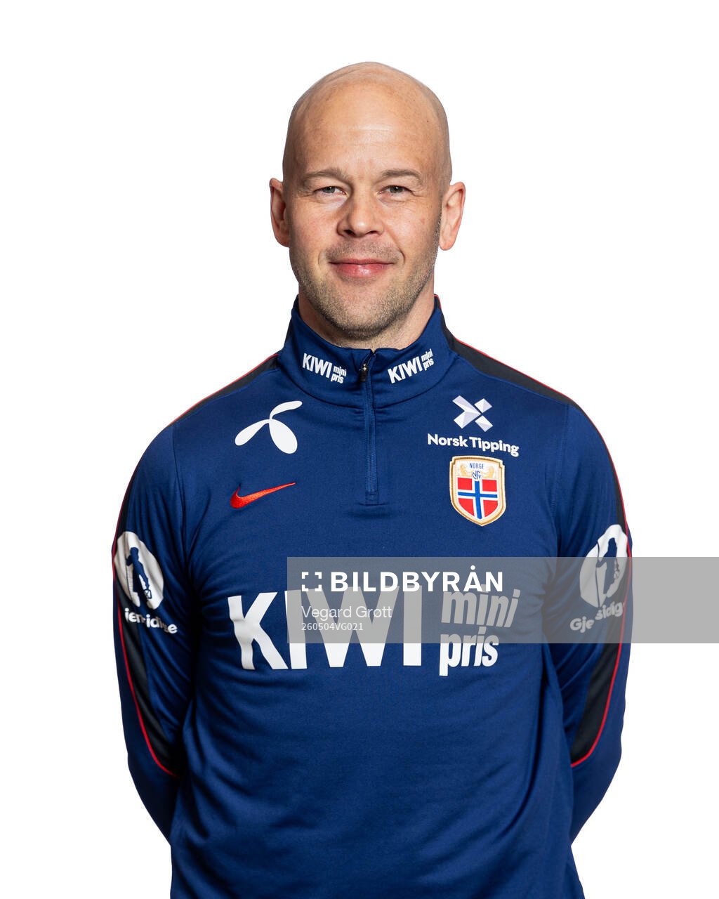 Henrik Salveson, kit manager of the Norwegian national