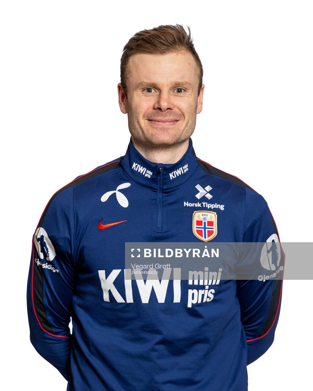 Erik Hulleberg, kit manager of the Norwegian national
