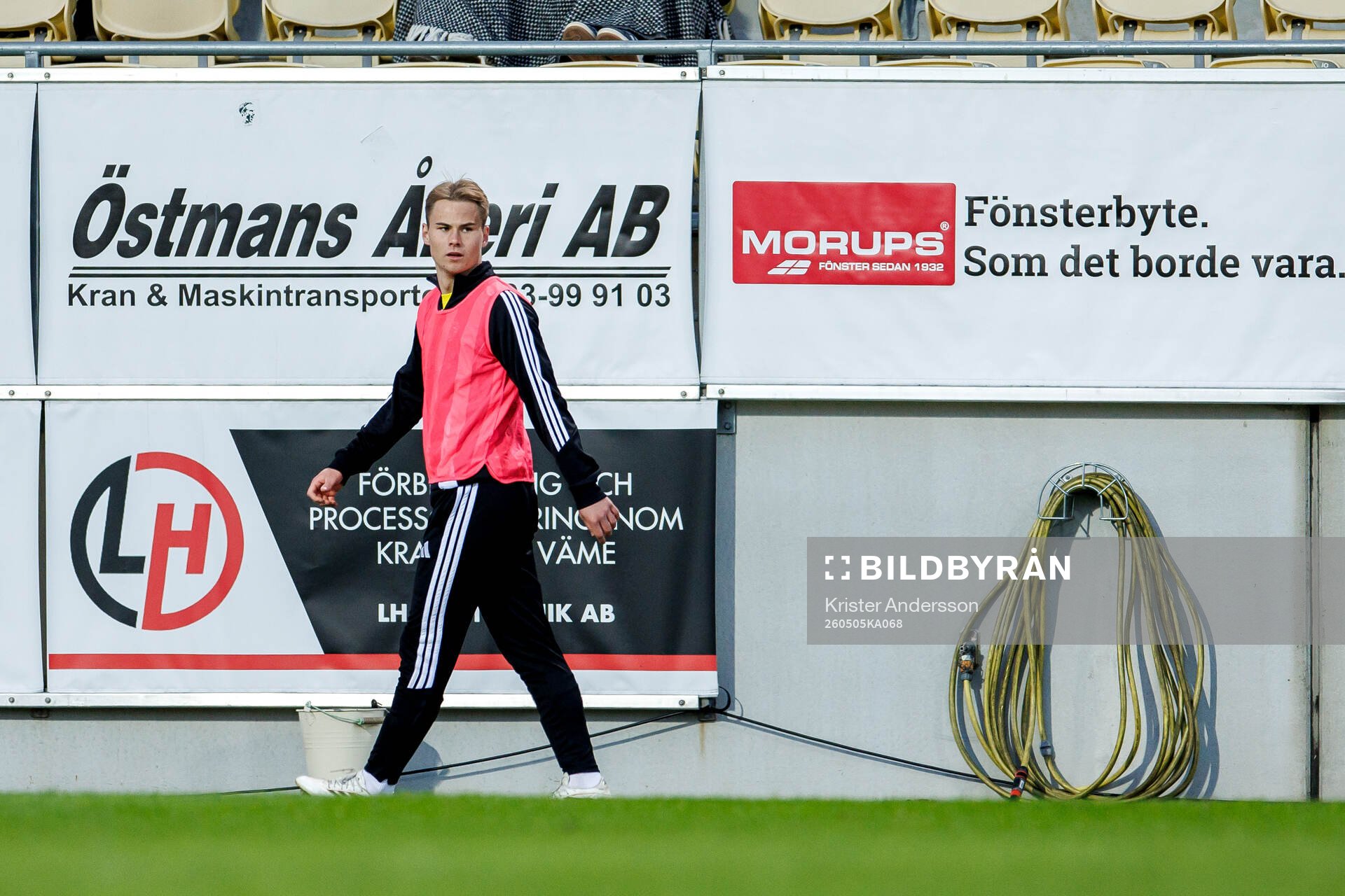 Falkenbergs Gazton Alexandersson värmer upp