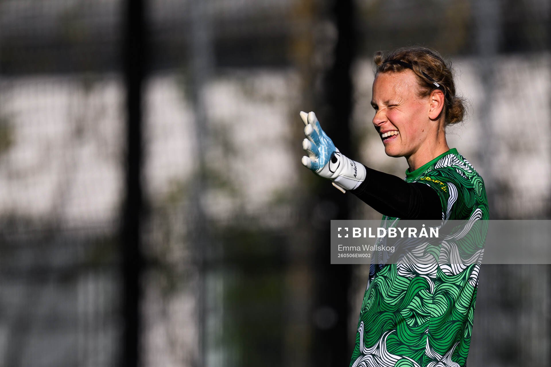 Hammarbys målvakt Cajsa Andersson